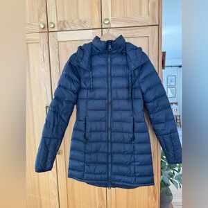 Lole Navy Puffer Coat